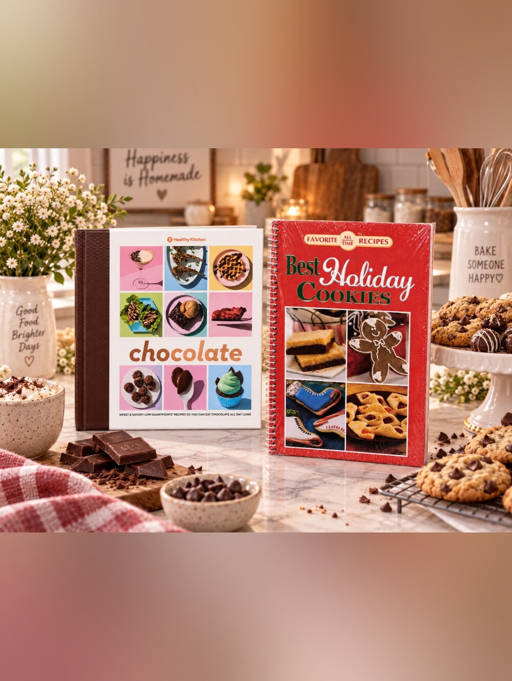 Chocolate is a fun cookbook filled with sweet and savory low-SmartPoints recipes